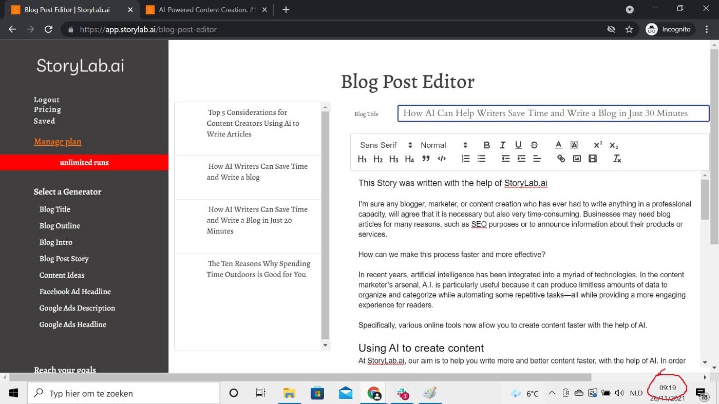 write article with ai in 30 minutes