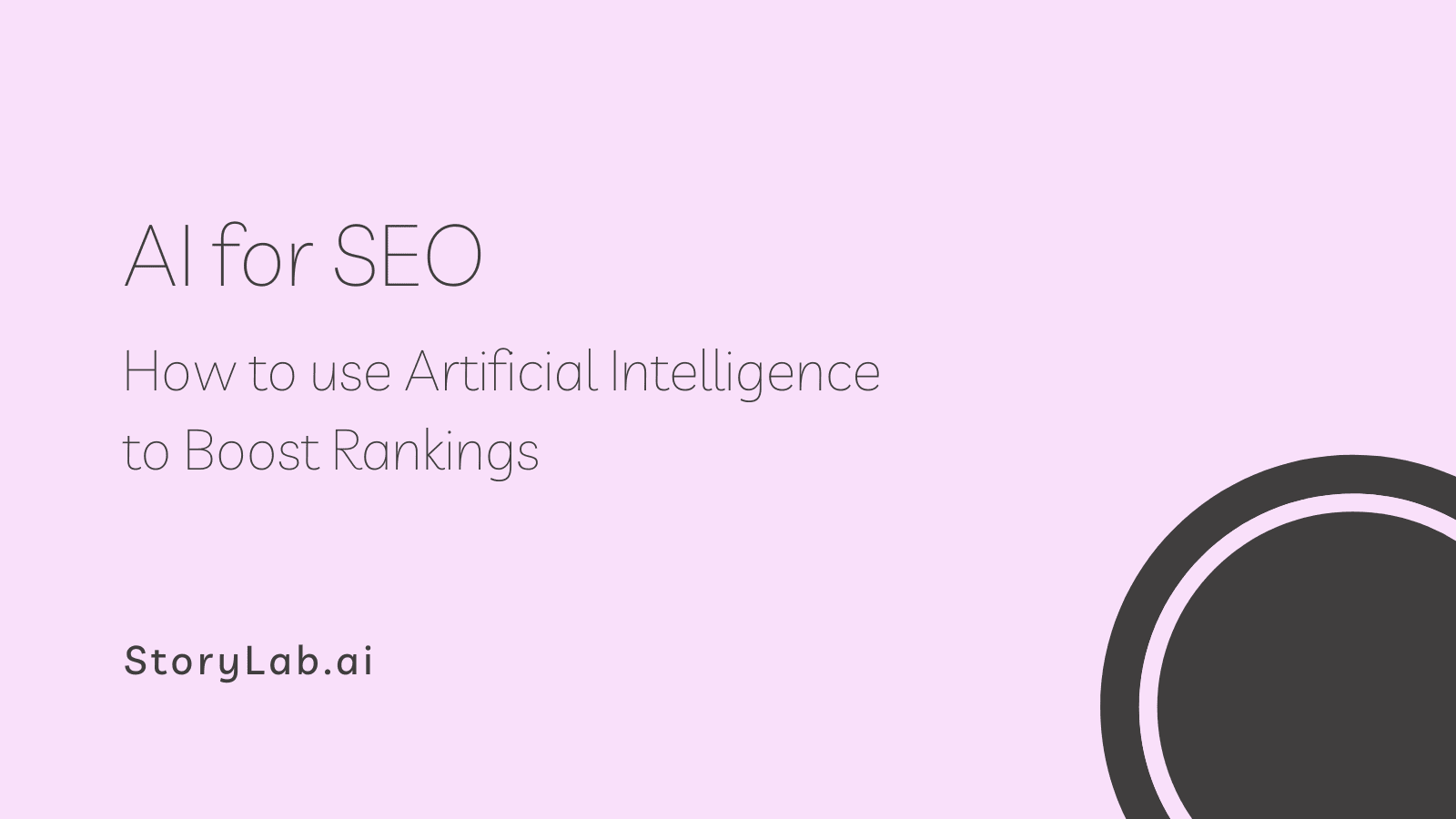 Start with AI for SEO