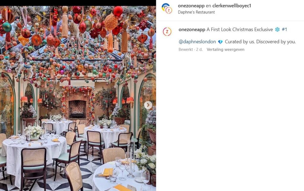 Exemples de publications Instagram sur la nourriture Clerkenwell Boy