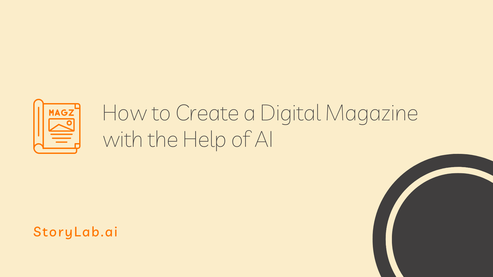 How to Create a Digital Magazine with the Help of AI