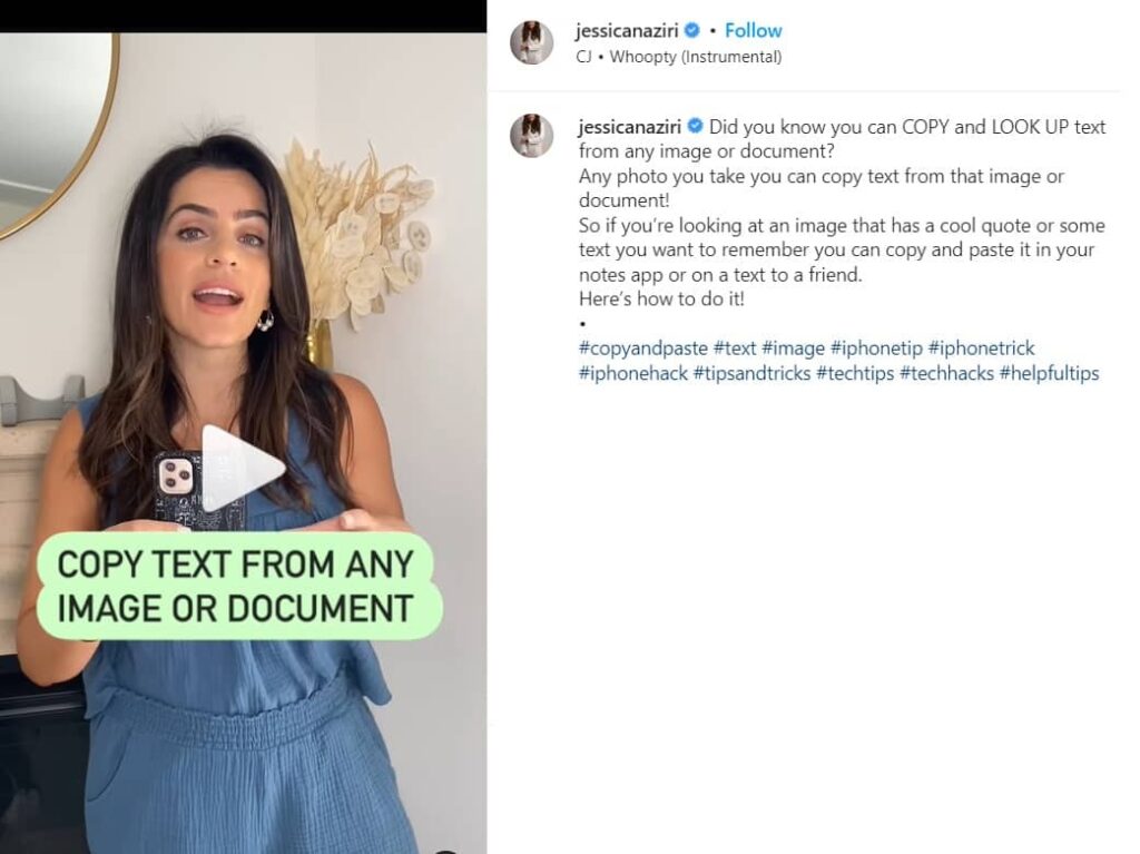 Technologie Instagram Post Voorbeelden Jessica Naziri