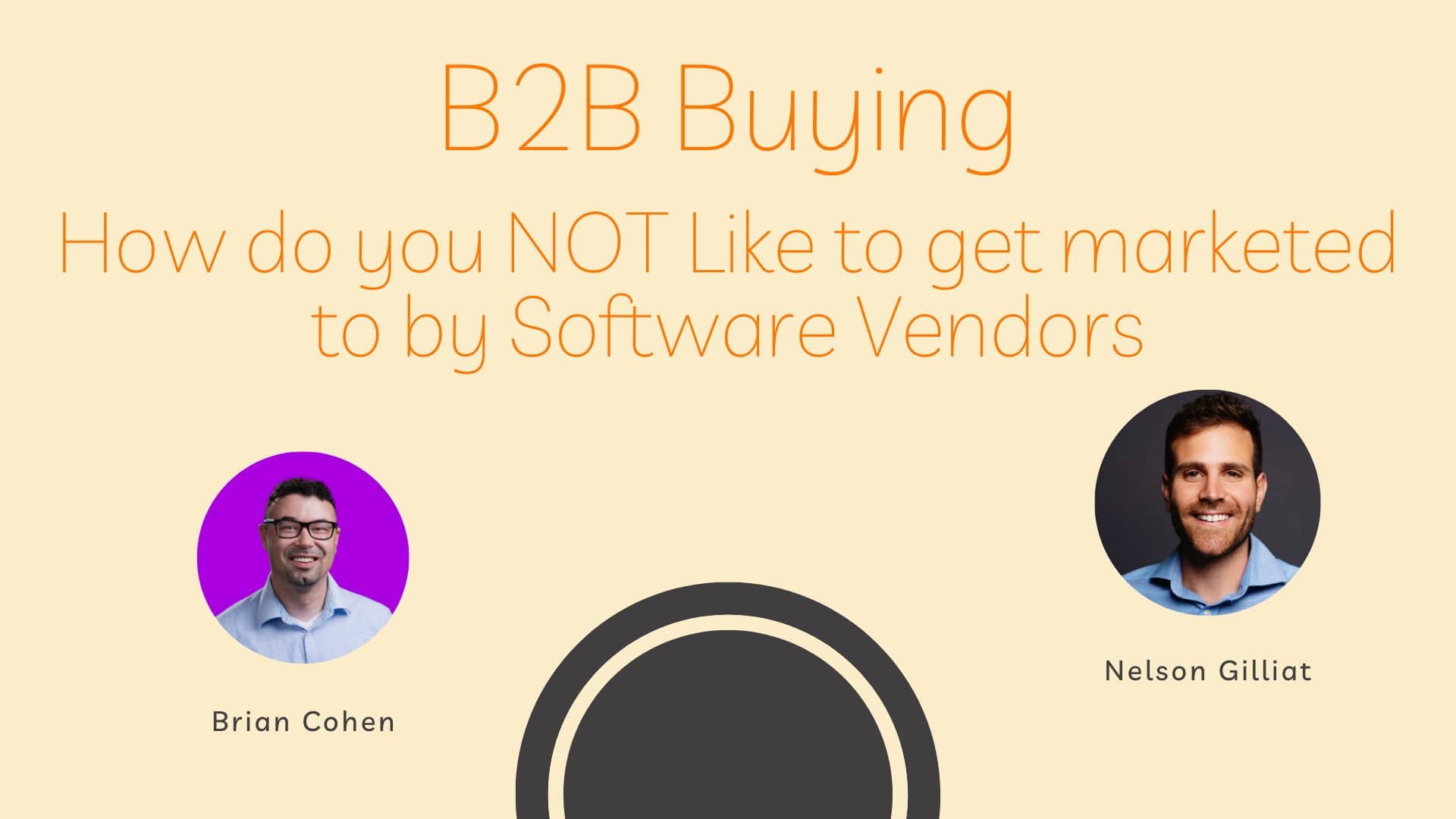B2B Buying - How Not to get Marketed to by Software Vendors