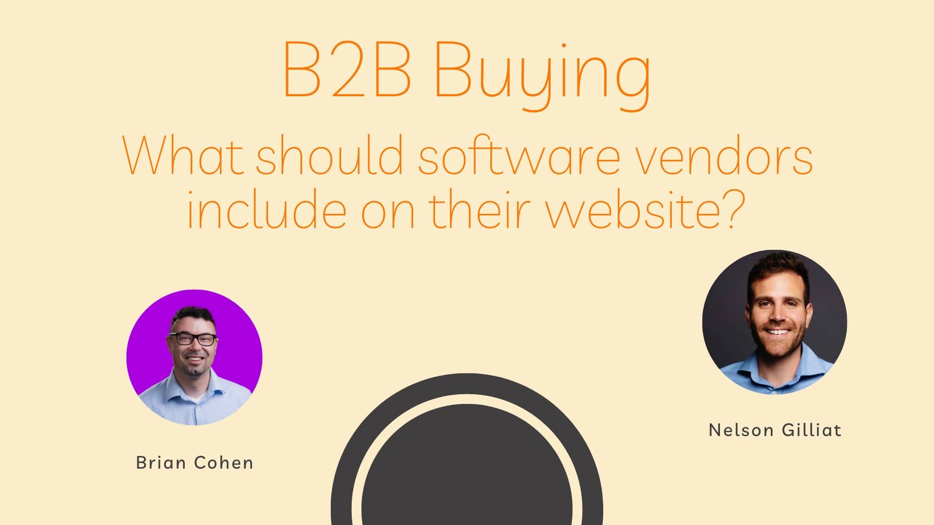 B2B Buying - What should Software Vendors Include on their Website
