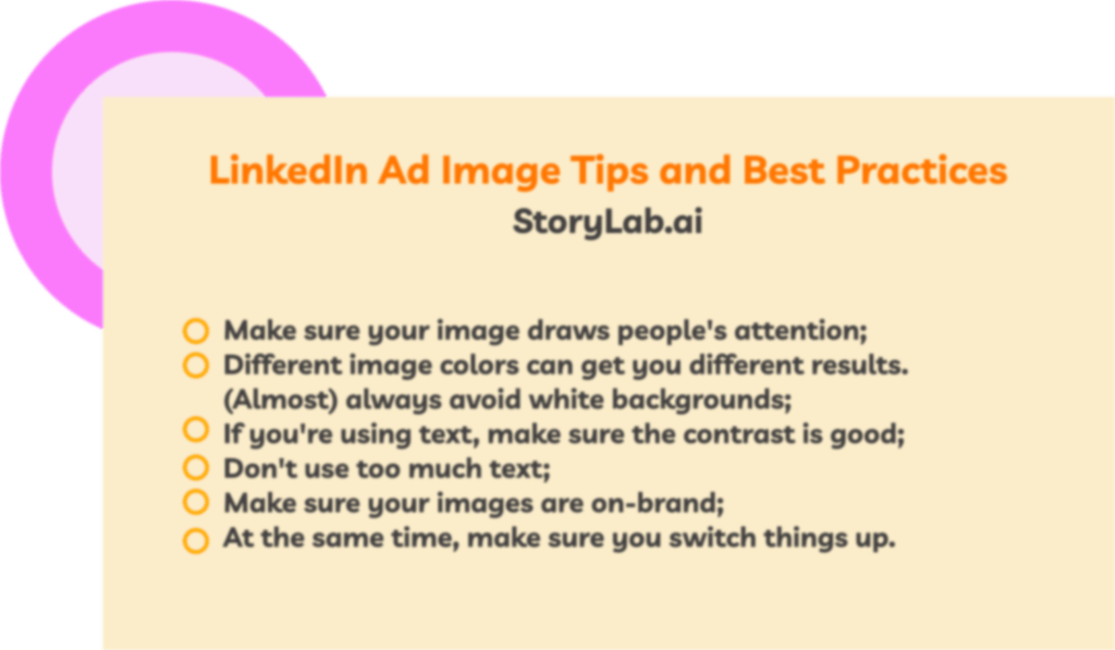 LinkedIn Ad Image Tips and Best Practices