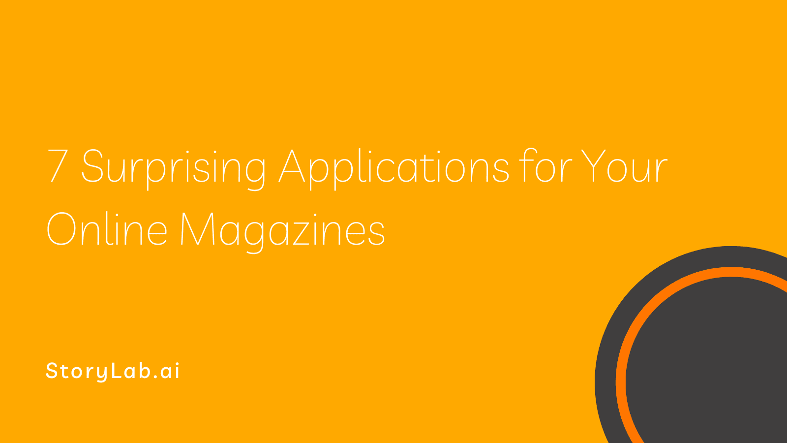 7 Surprising Applications for Your Online Magazines