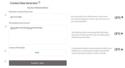 AI Content Idea Generator - Blog, Social, Video Ideas [Start Free]