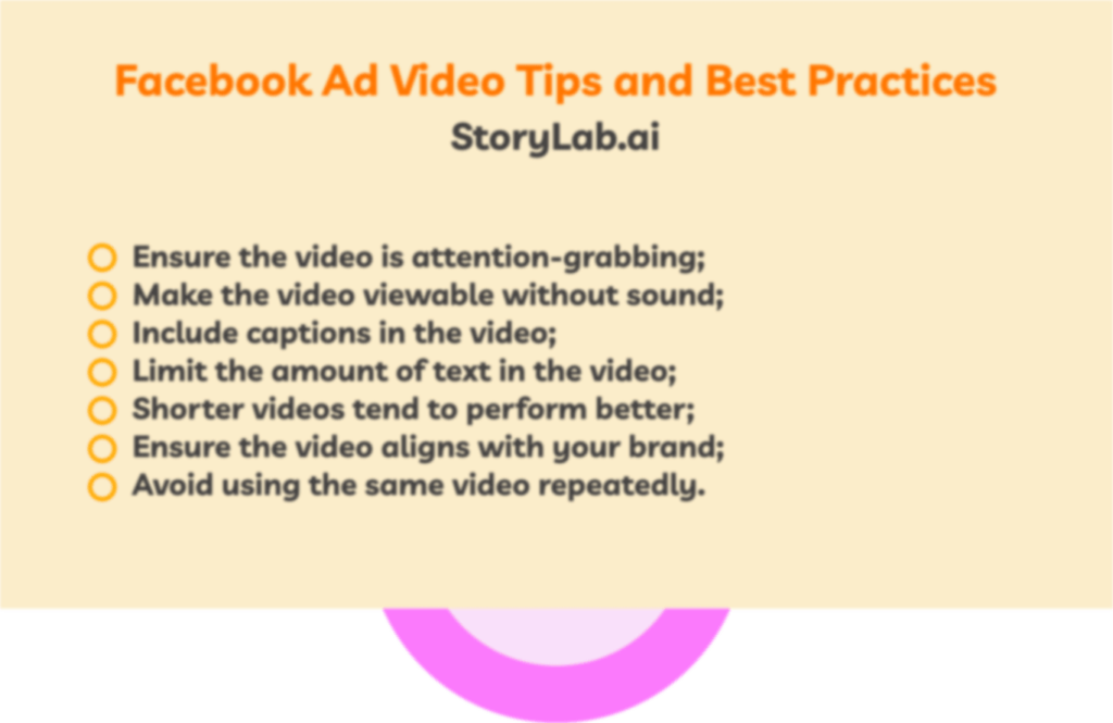 Facebook Ad Video Tips and Best Practices
