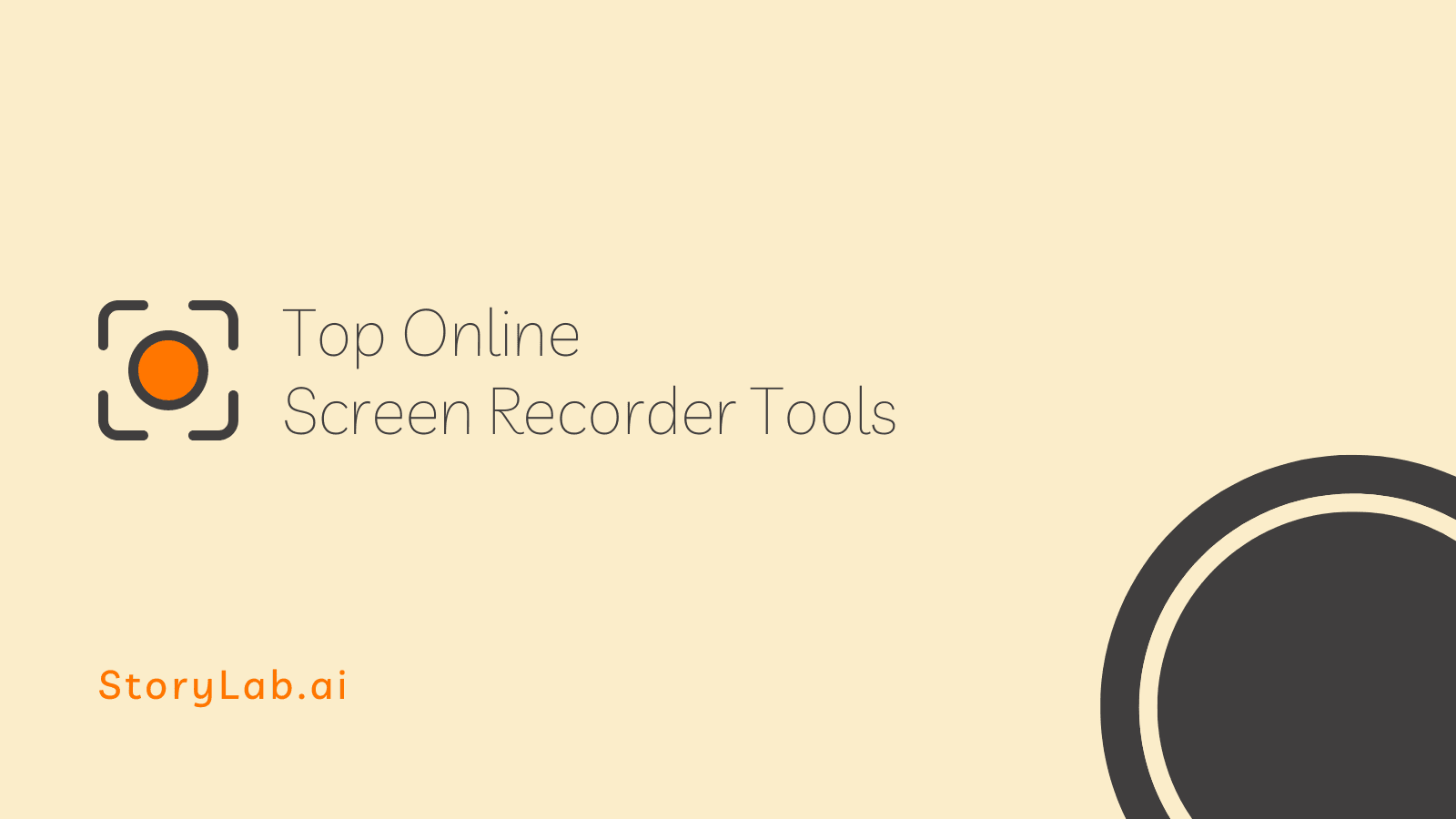 Top Online Screen Recorder Tools