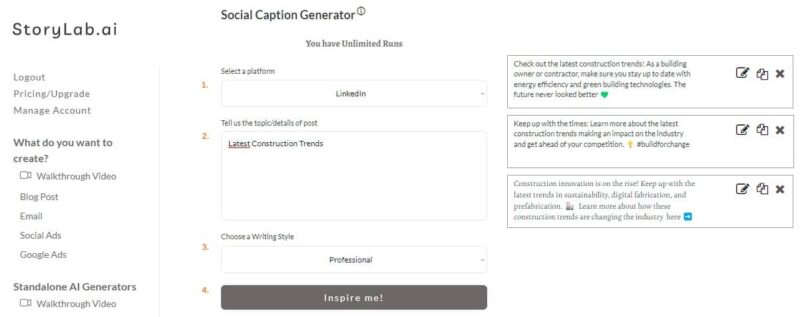 Effective Construction LinkedIn Content Ideas [+ LinkedIn Post Tool]