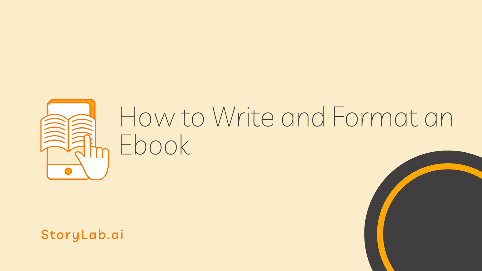 How to Write and Format an Ebook