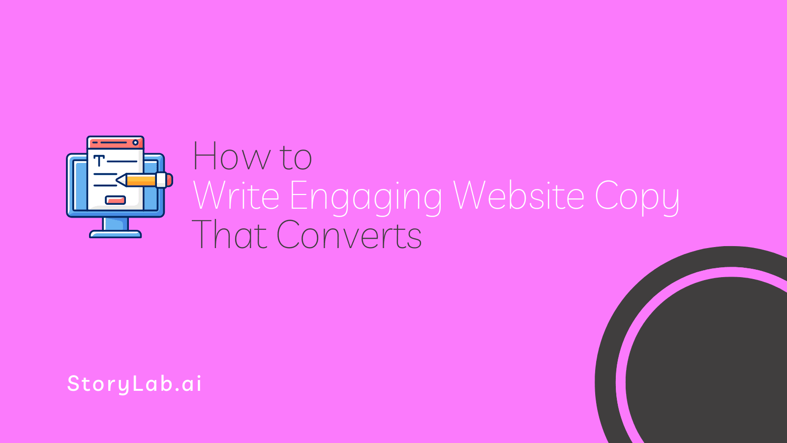 How to Write Engaging Website Copy That Converts