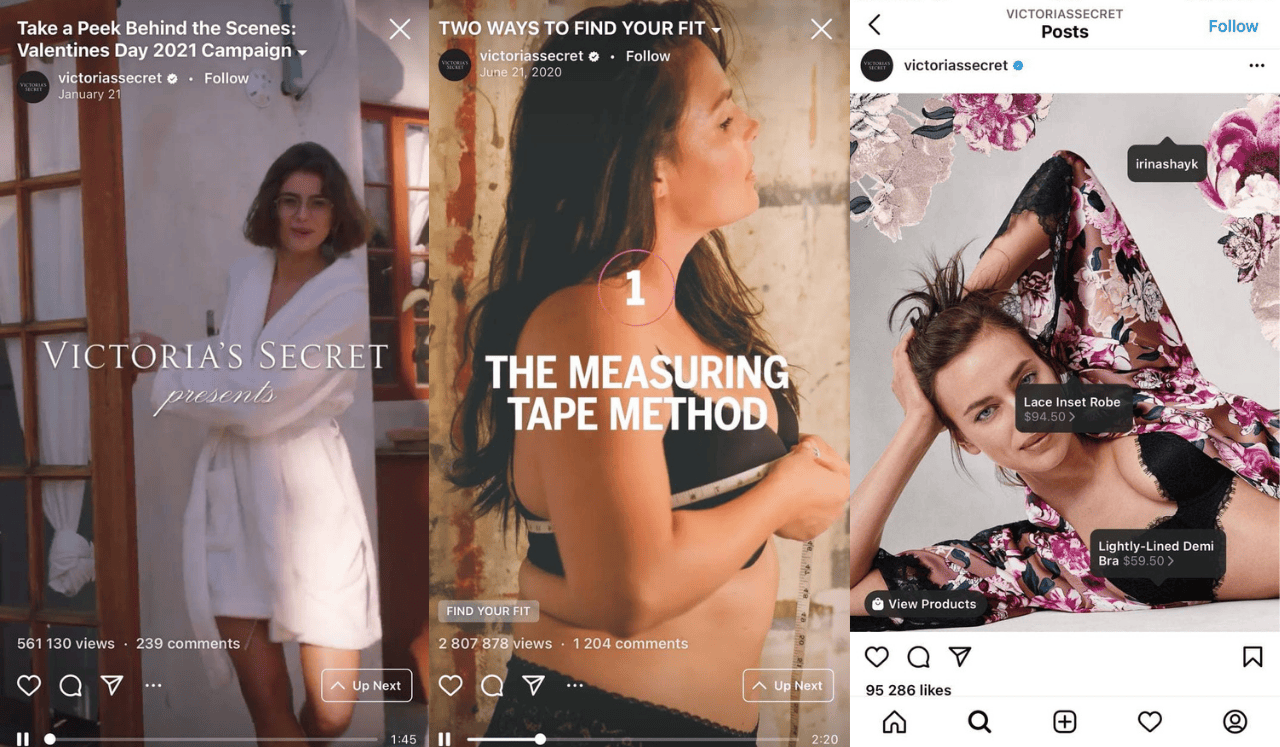 Victorias Secret Instagram account Victorias Secret Instagram account