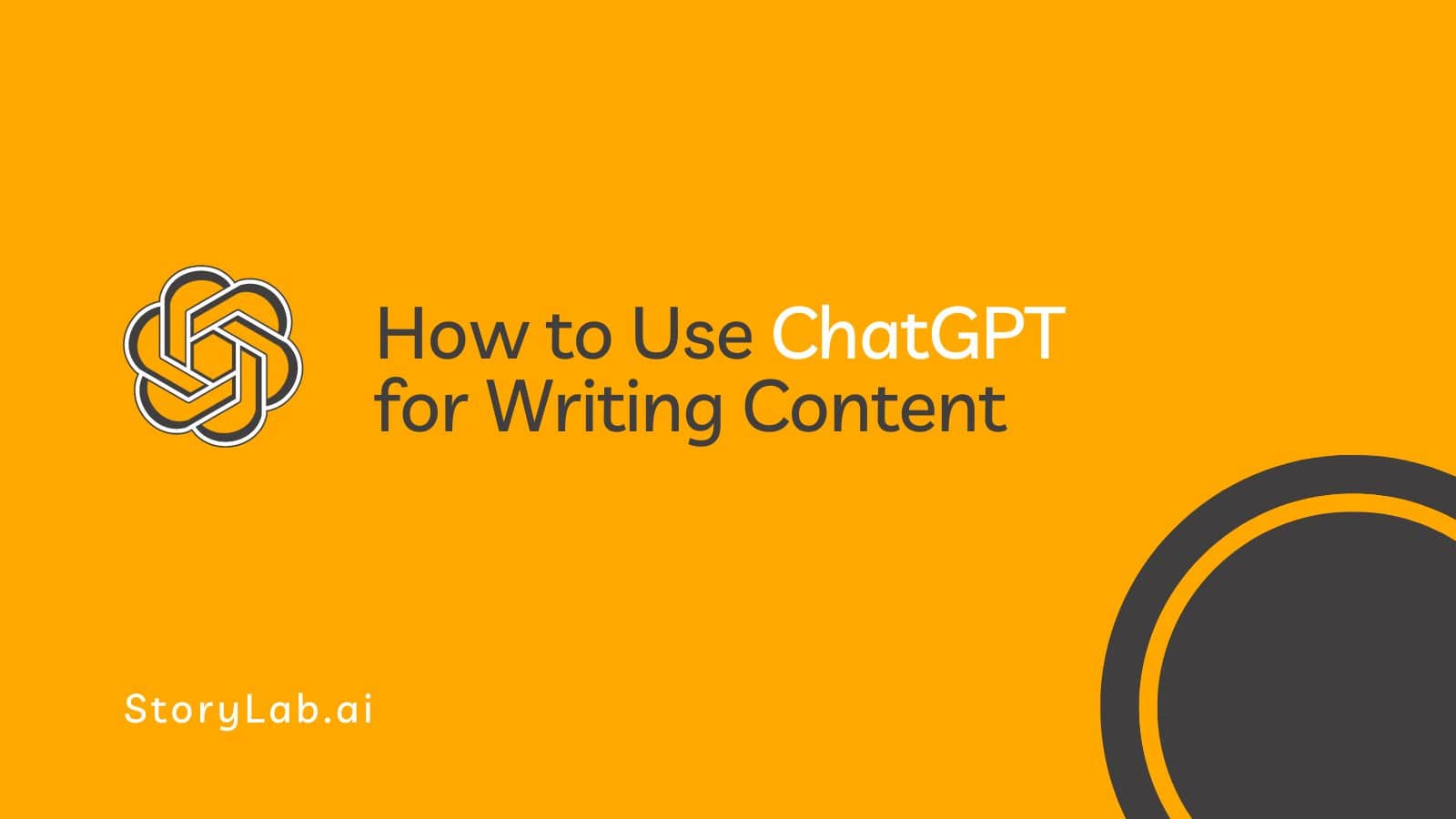 Instrucciones de uso ChatGPT para escribir contenido