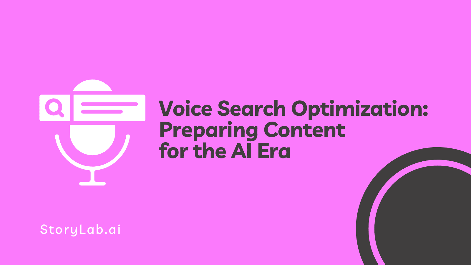 Voice Search Optimization Preparing Content for the AI Era