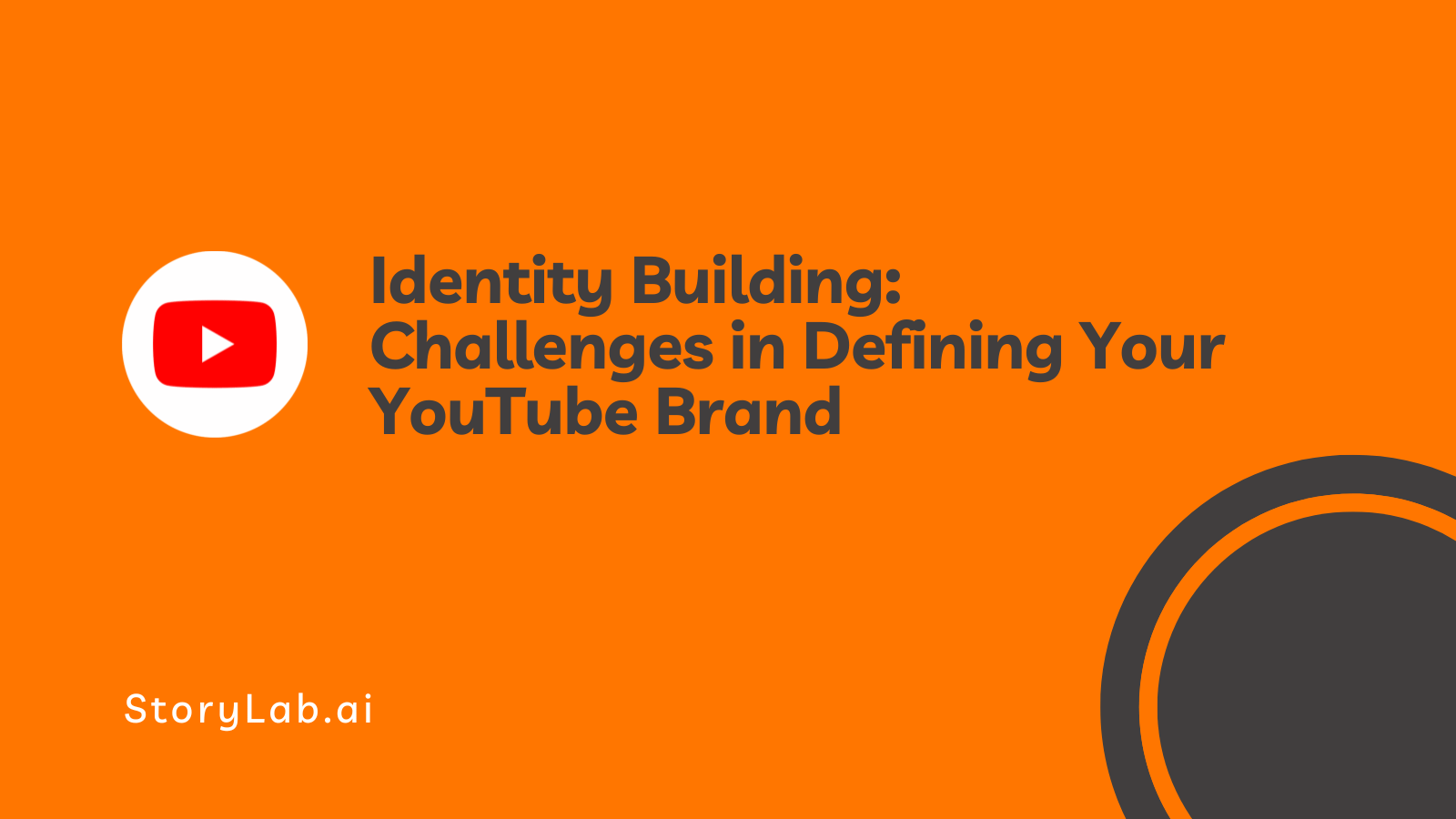 Défis de construction d'identité dans la définition de votre marque YouTube