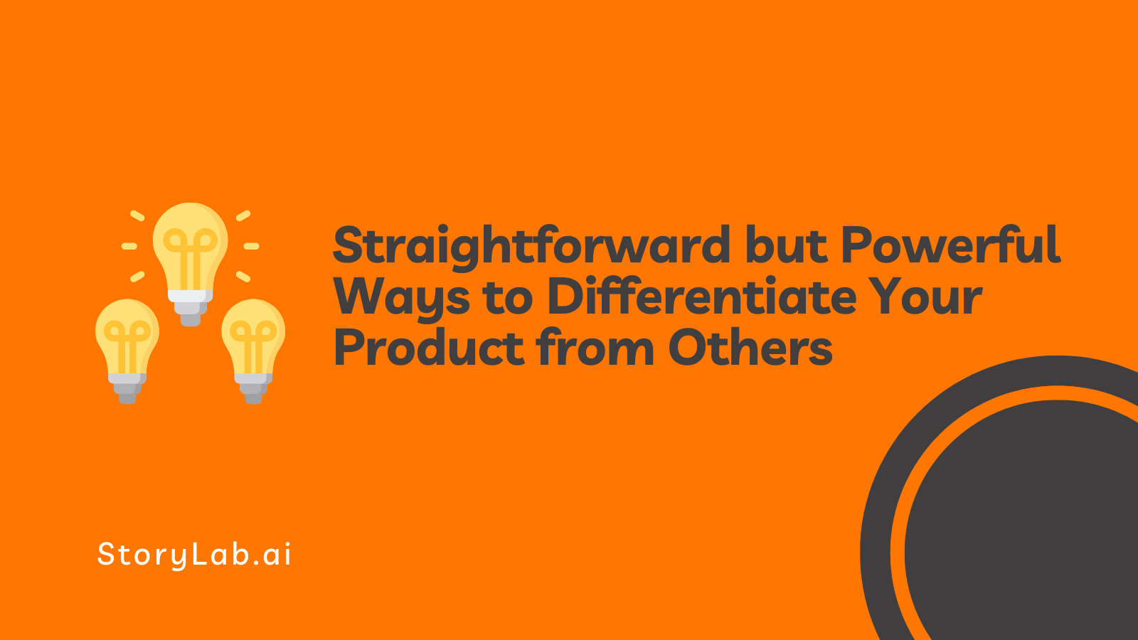 Des moyens simples mais puissants de différencier votre produit des autres