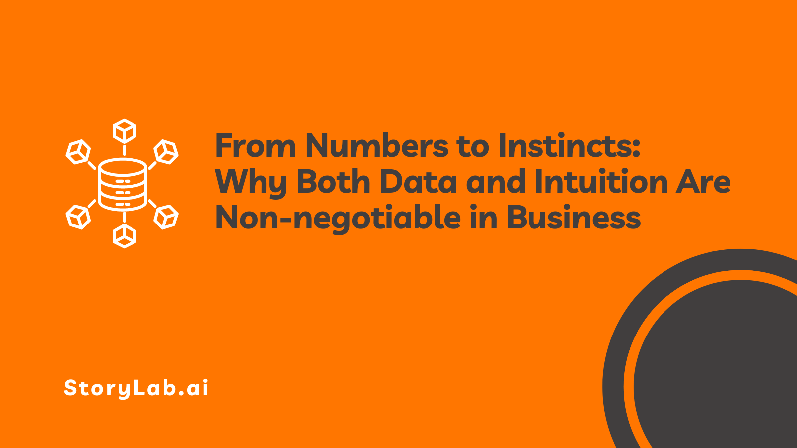 De los números a los instintos Por qué tanto los datos como la intuición no son negociables en los negocios