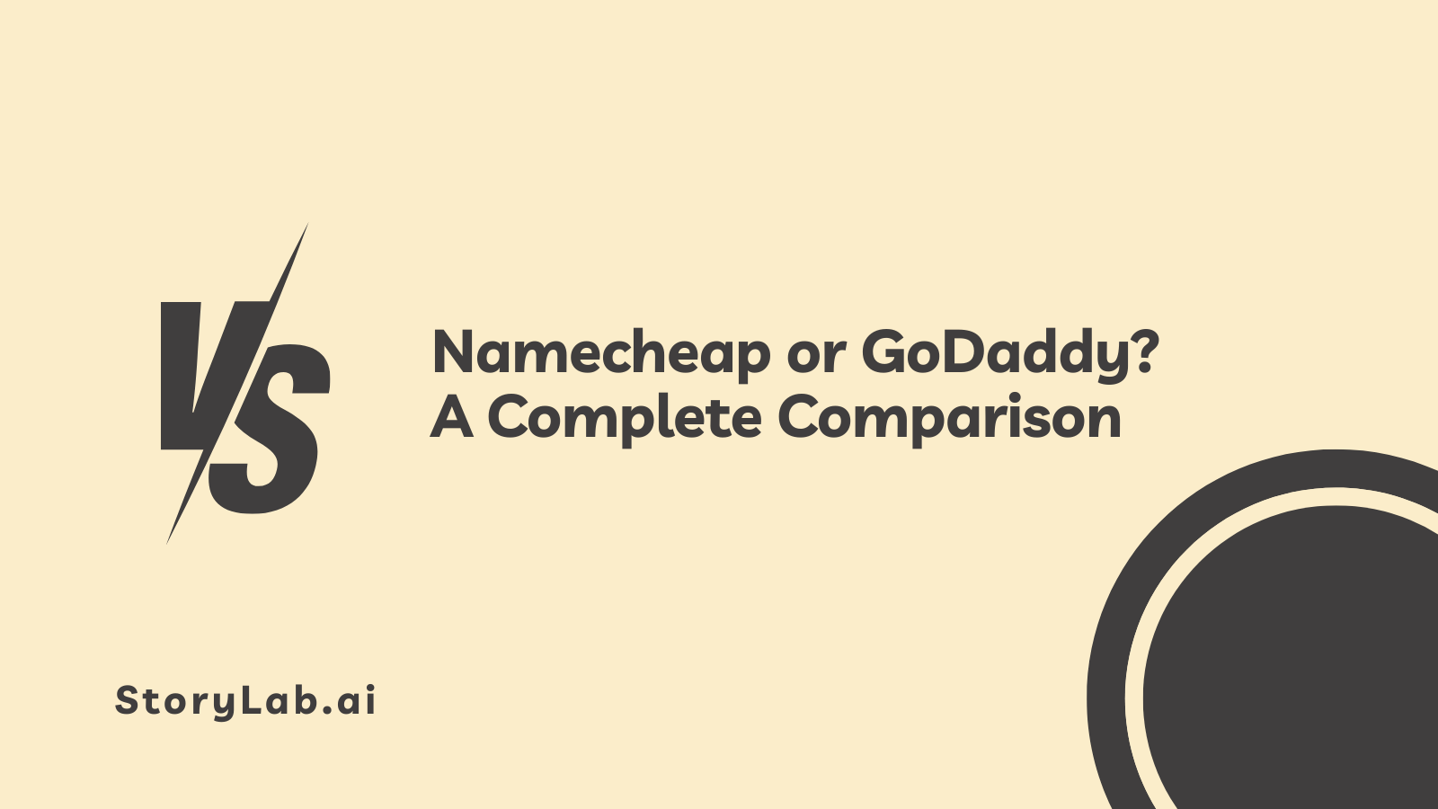 Namecheap or GoDaddy A Complete Comparison