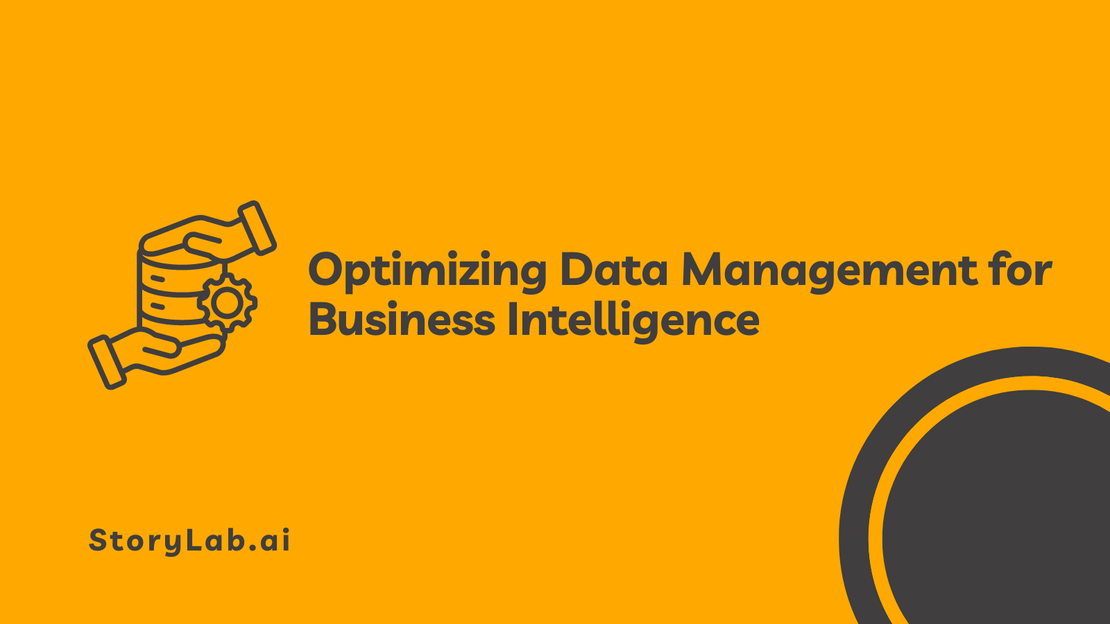 Optimizing Data Management for Business Intelligence