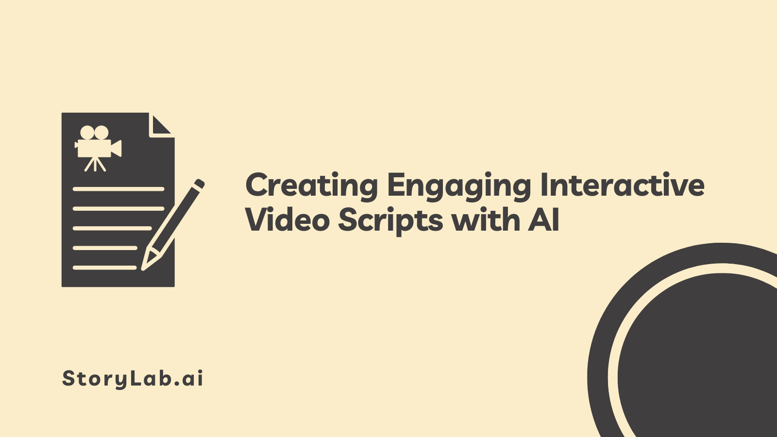 Creating Engaging Interactive Video Scripts with AI