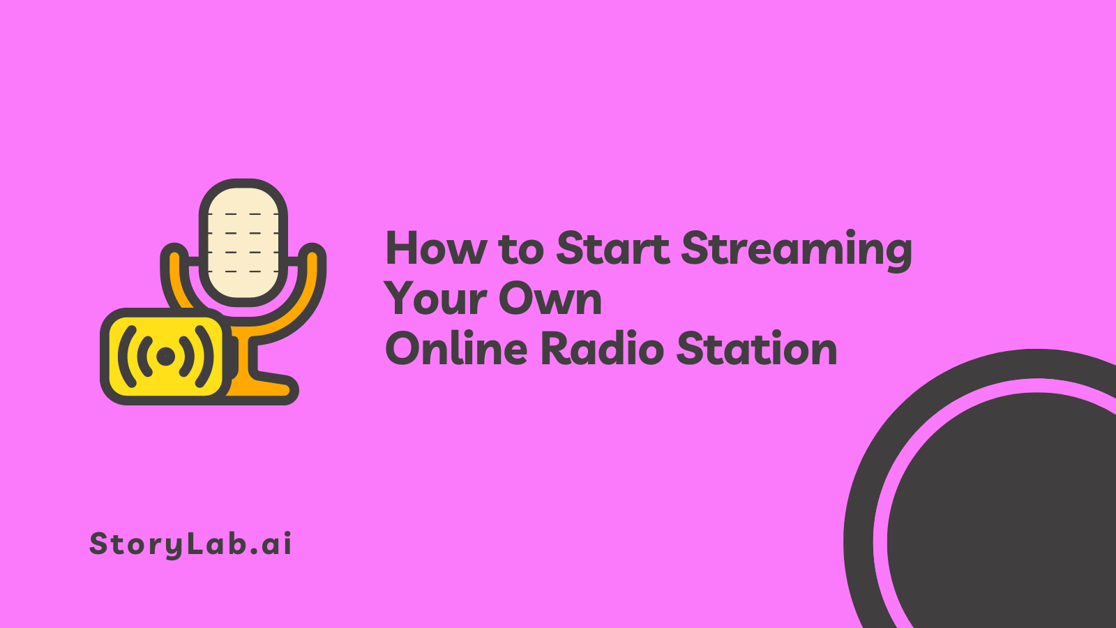 How to Start Streaming Your Own Online Radio Station