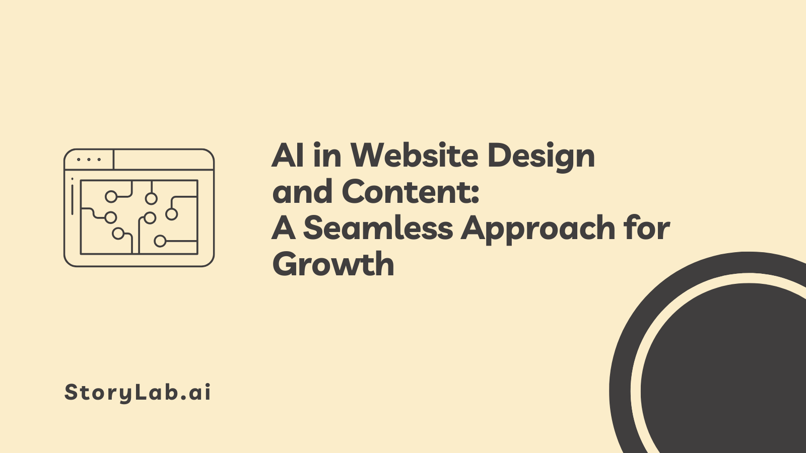 AI in Website Design and Content A Seamless Approach for Growth