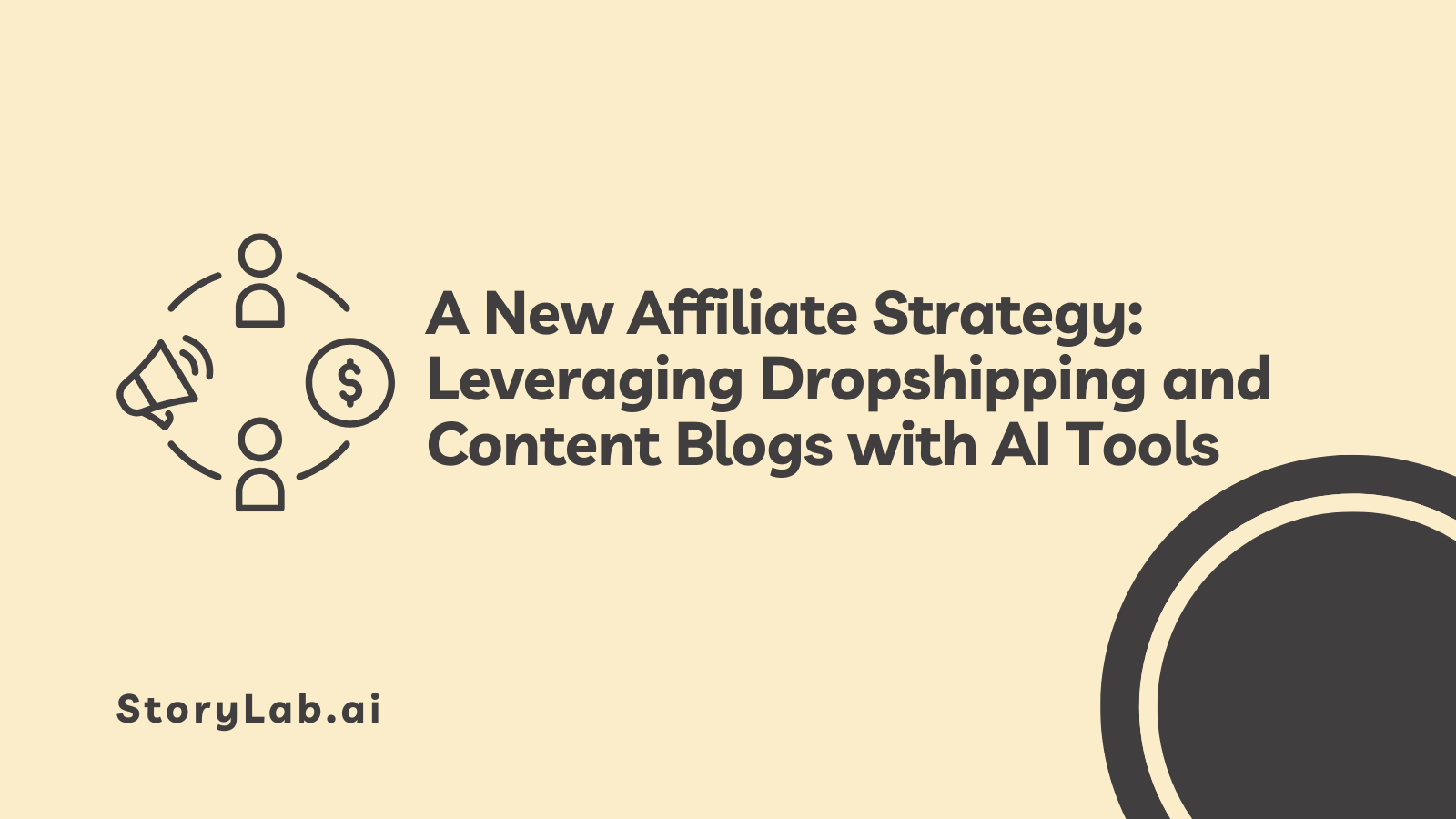 A New Affiliate Strategy Leveraging Dropshipping and Content Blogs with AI Tools