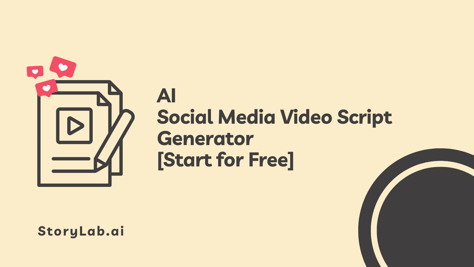 Social Media Video Script Generator - Powered by AI [Free Trial]