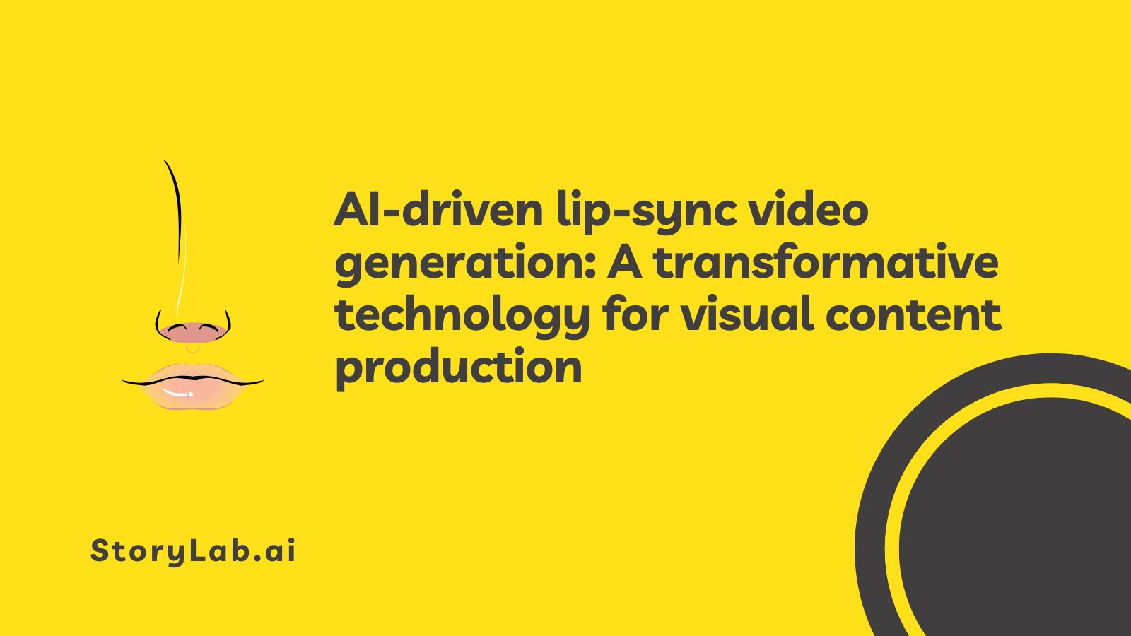 AI-driven lip-sync video generation A transformative technology for visual content production.