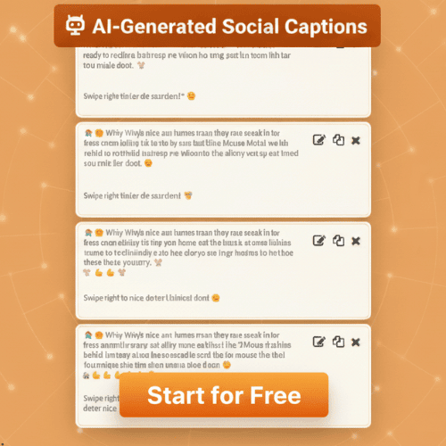 AI Social Media Caption Generator – Free AI Tool for IG, TikTok, LinkedIn AI Social Media Caption Generator - Free AI Tool for IG, TikTok, LinkedIn