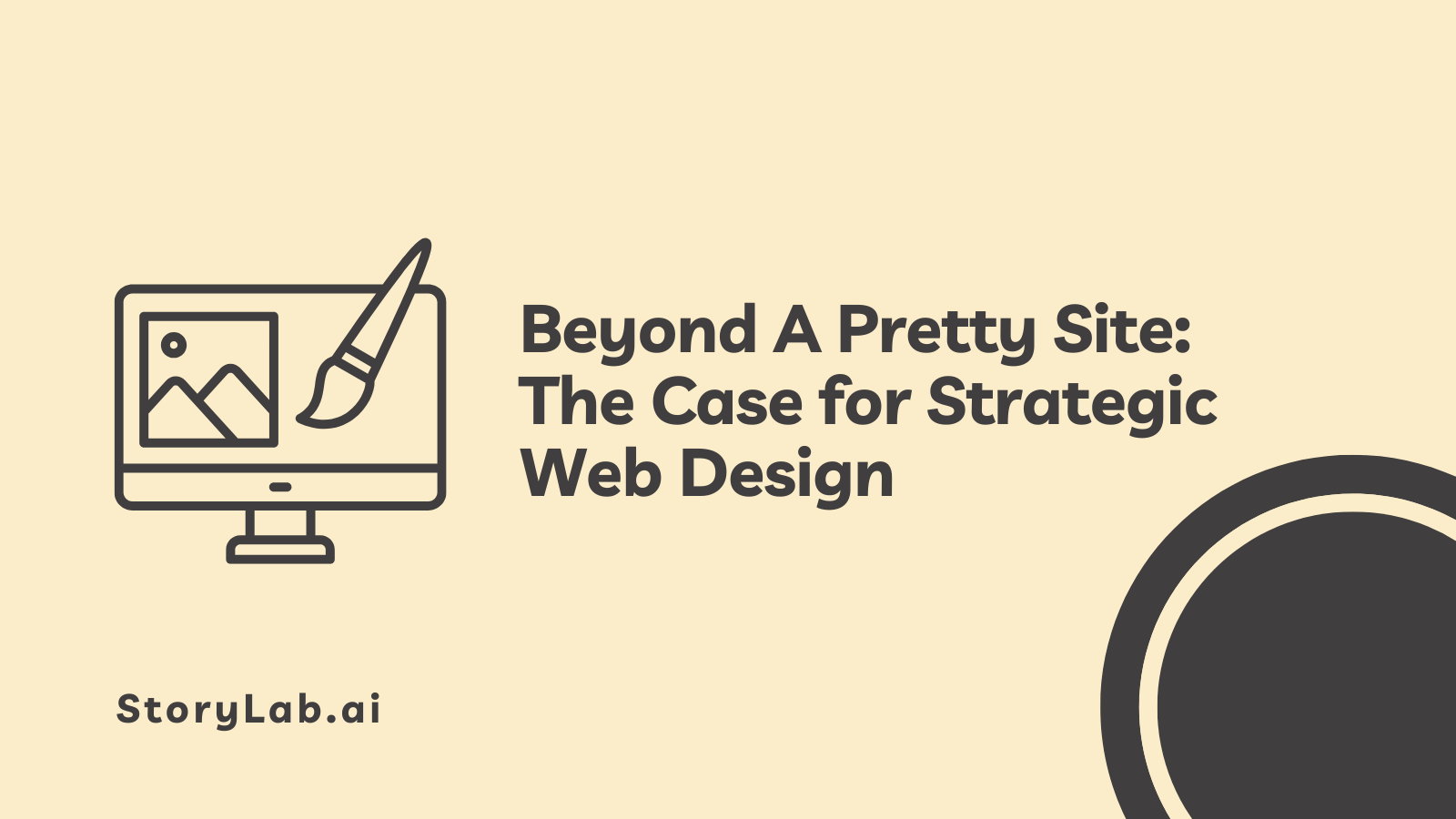 Beyond A Pretty Site The Case for Strategic Web Design