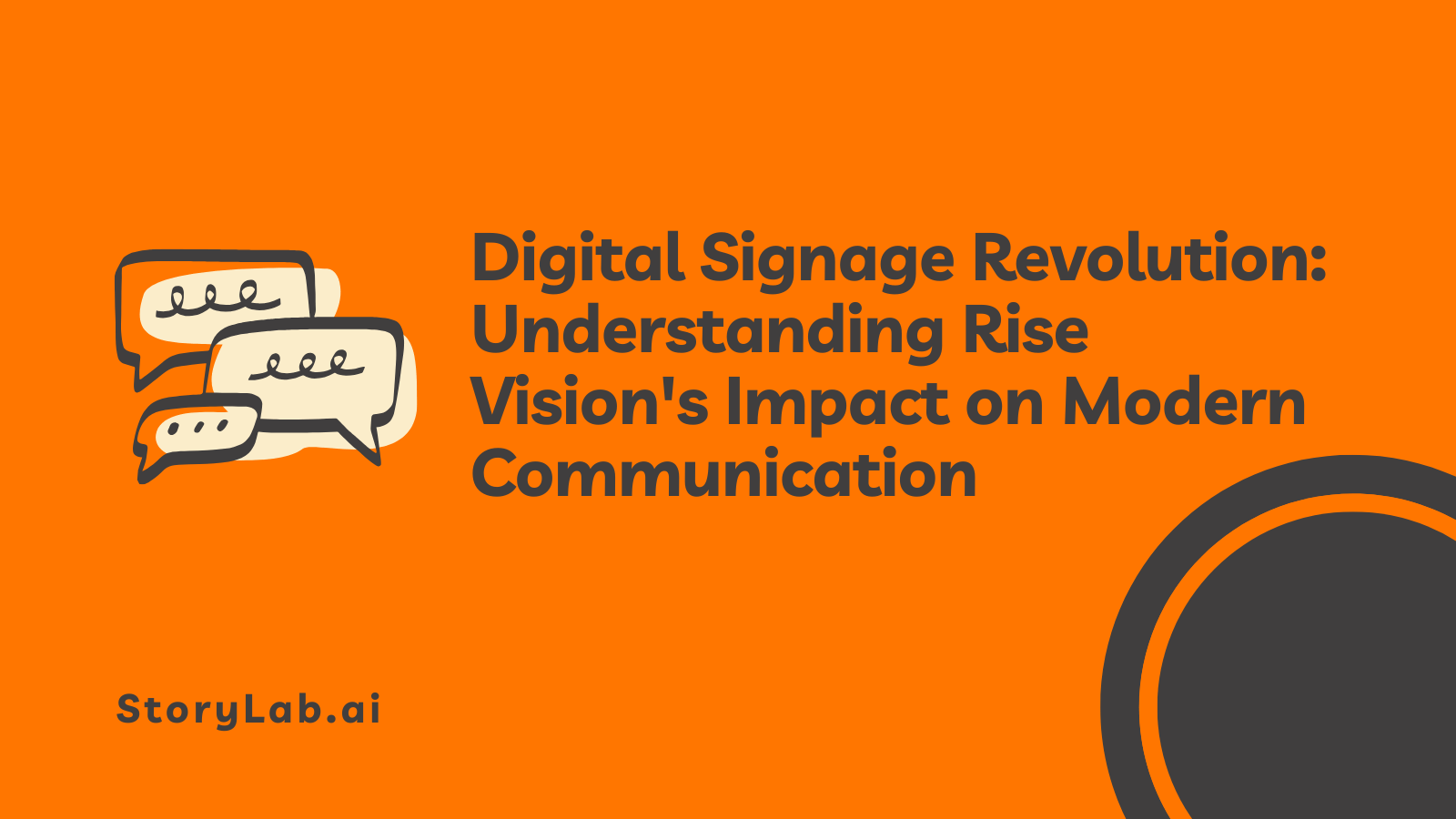 Digital Signage Revolution Understanding Rise Vision's Impact on Modern Communication