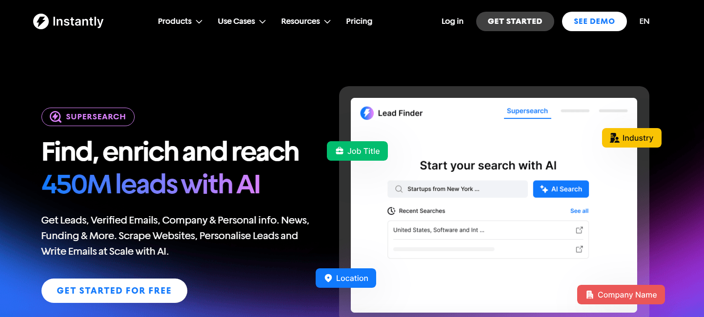 Top Lead Finder Platforms for Recruiters – Instantly Top Lead Finder Platforms for Recruiters - Instantly