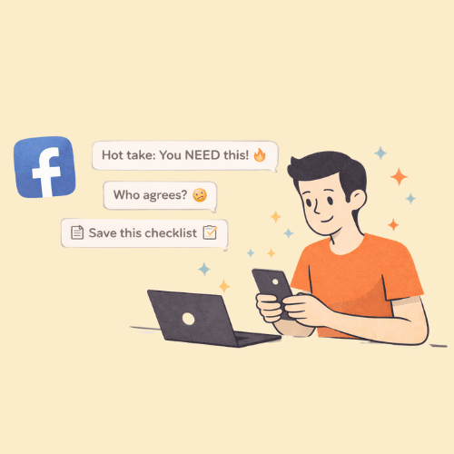 AI Facebook Caption Generator - Hooks, CTAs & Post Ideas [Start for Free]