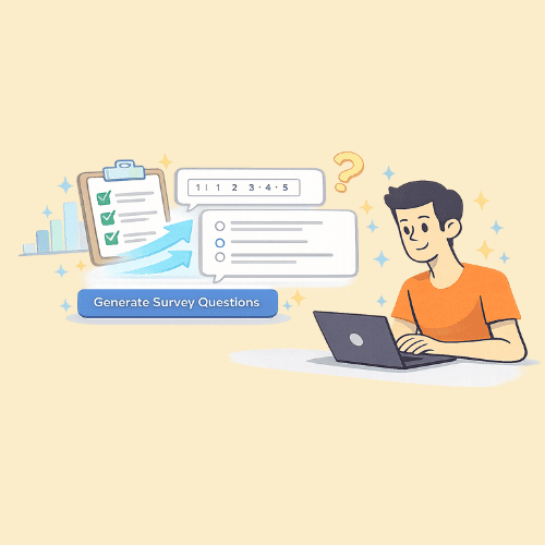 Générateur de questions d'enquête IA - Créateur de questionnaires - Commencez gratuitement Générateur de questions d'enquête IA - Créateur de questionnaires - Commencez gratuitement