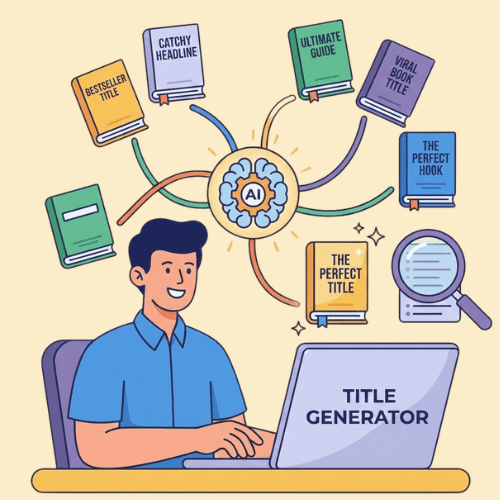 Générateur de titres d'e-books par IA&nbsp;: titres et sous-titres. Commencez gratuitement.