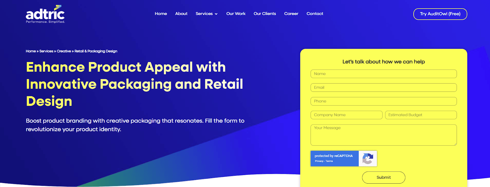 Top Packaging Design Agencies In Noida - Adtric Solutions