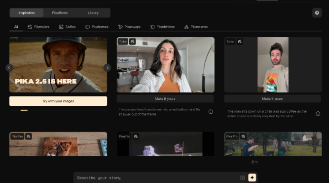 Best AI Video Generator Platforms - Pika