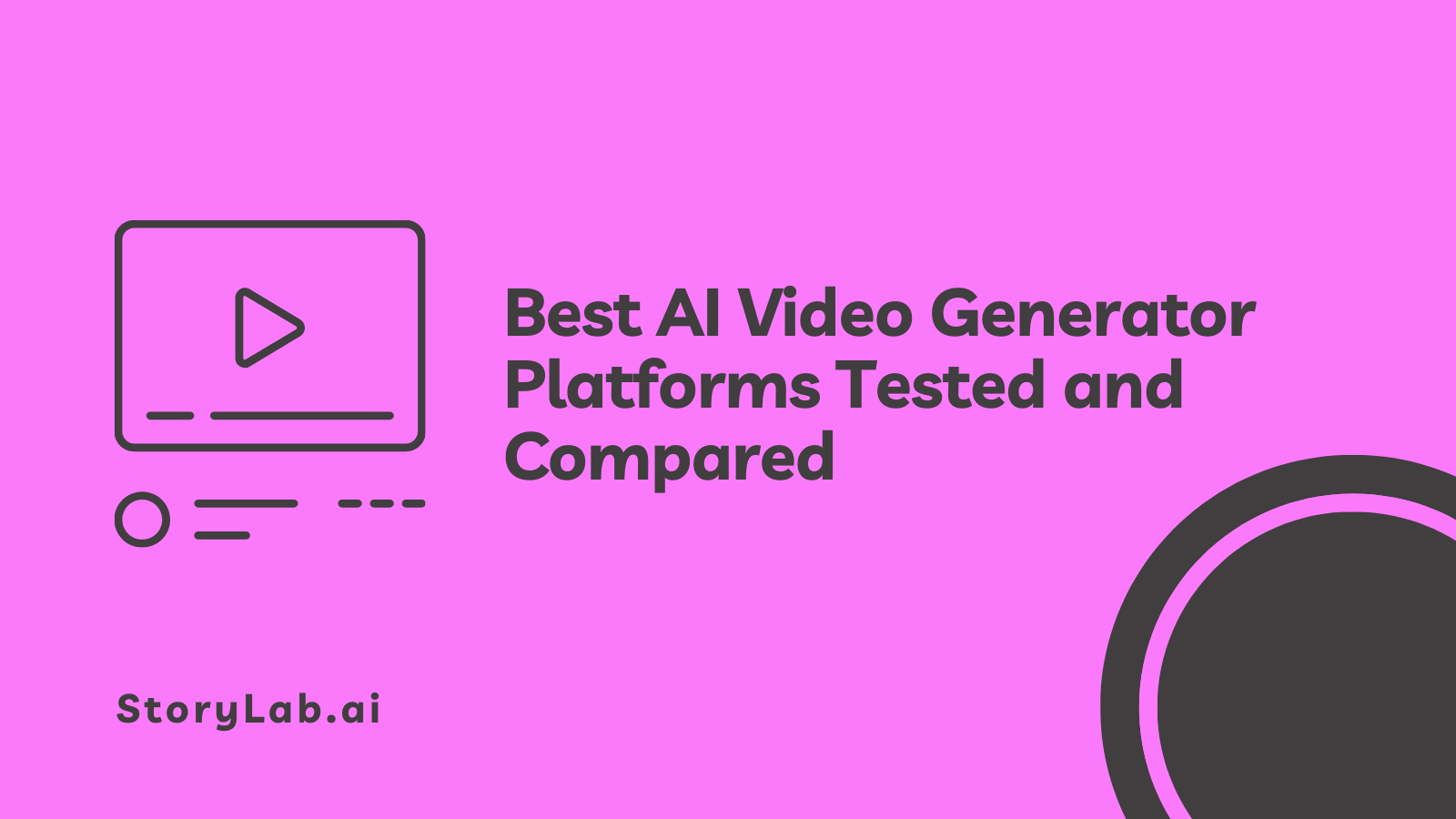 Best AI Video Generator Platforms Tested Compared