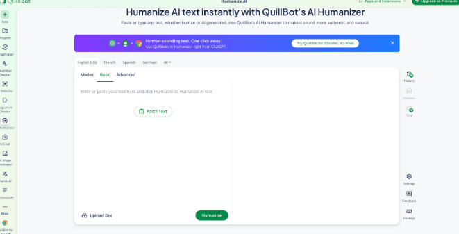 Best AI Writing and Rewriting Tools - QuillBot AI Humanizer