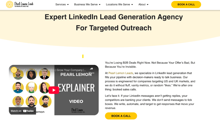 Best LinkedIn Lead Generation Agencies - Pearl Lemon Leads