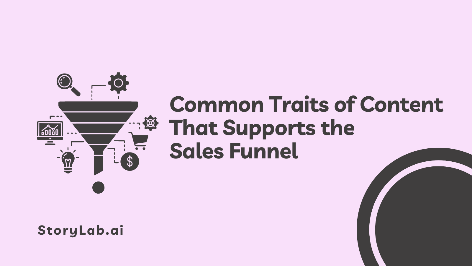 Rasgos comunes del contenido que apoyan el embudo de ventas
