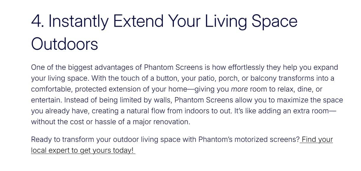 Common Traits of Content That Supports the Sales Funnel - Guides the Reader Toward a Logical Next Step Example