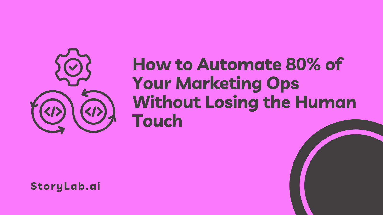 How to Automate 80 percent of Your Marketing Ops Without Losing the Human Touch