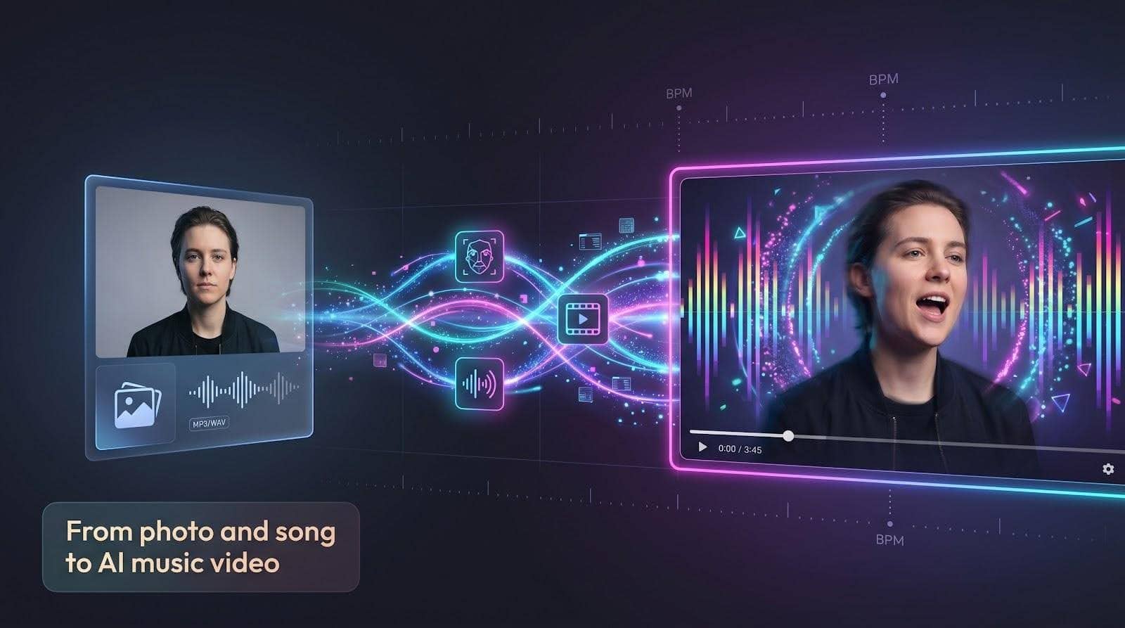 What counts as photo to music video generator