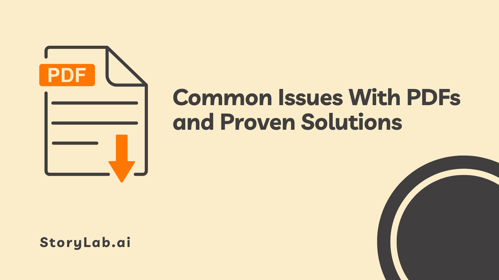 Common Issues With PDFs and Proven Solutions