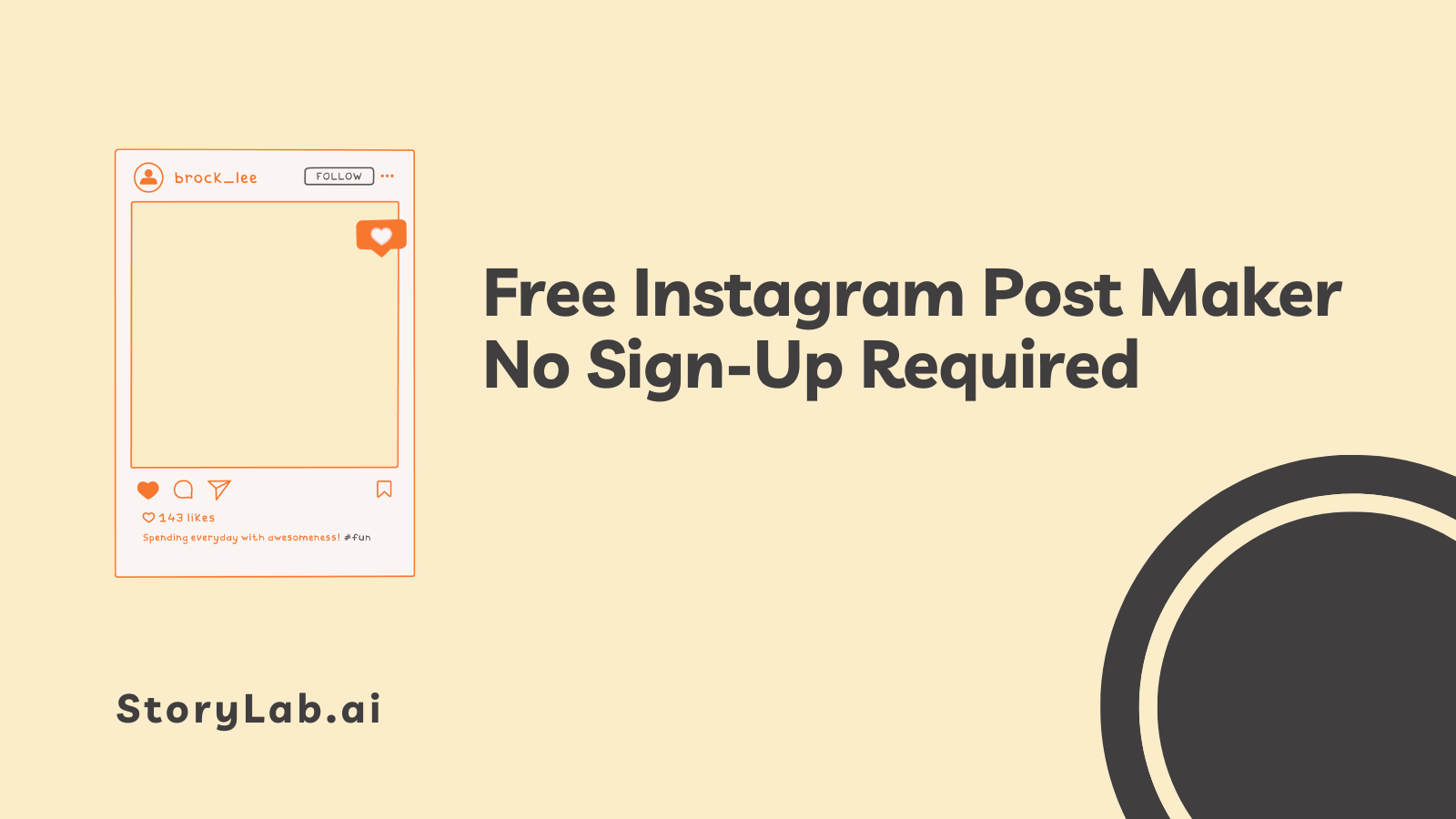 Free Instagram Post Maker | No Sign-Up Required