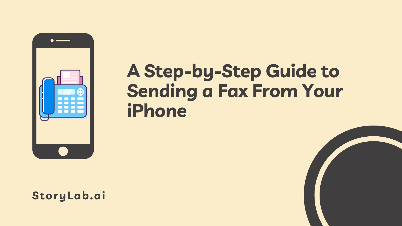 A Step-by-Step Guide to Sending a Fax From Your iPhone Today