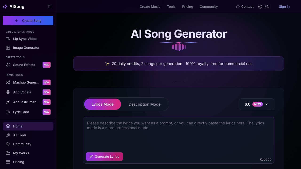 Top AI Platforms for Turning Music Prompts Into Publishable Content – AISong Top AI Platforms for Turning Music Prompts Into Publishable Content - AISong