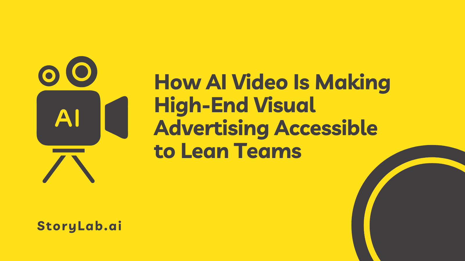 AI Video Is Making High End Visual Advertising Accessible to Lean Teams
